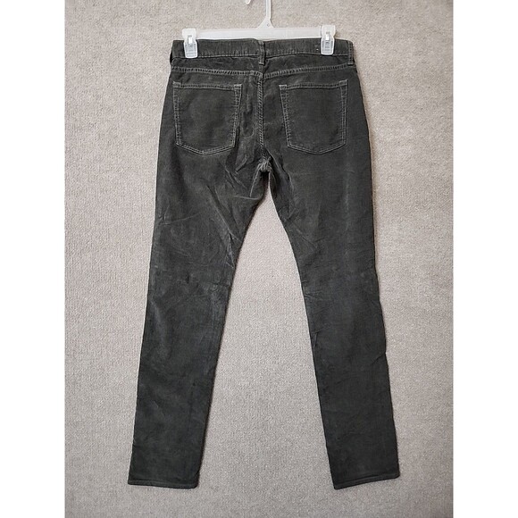 J CREW 484 Slim Leg Corduroy Pants Mens 32x34 Gray Stretch - Picture 4 of 9
